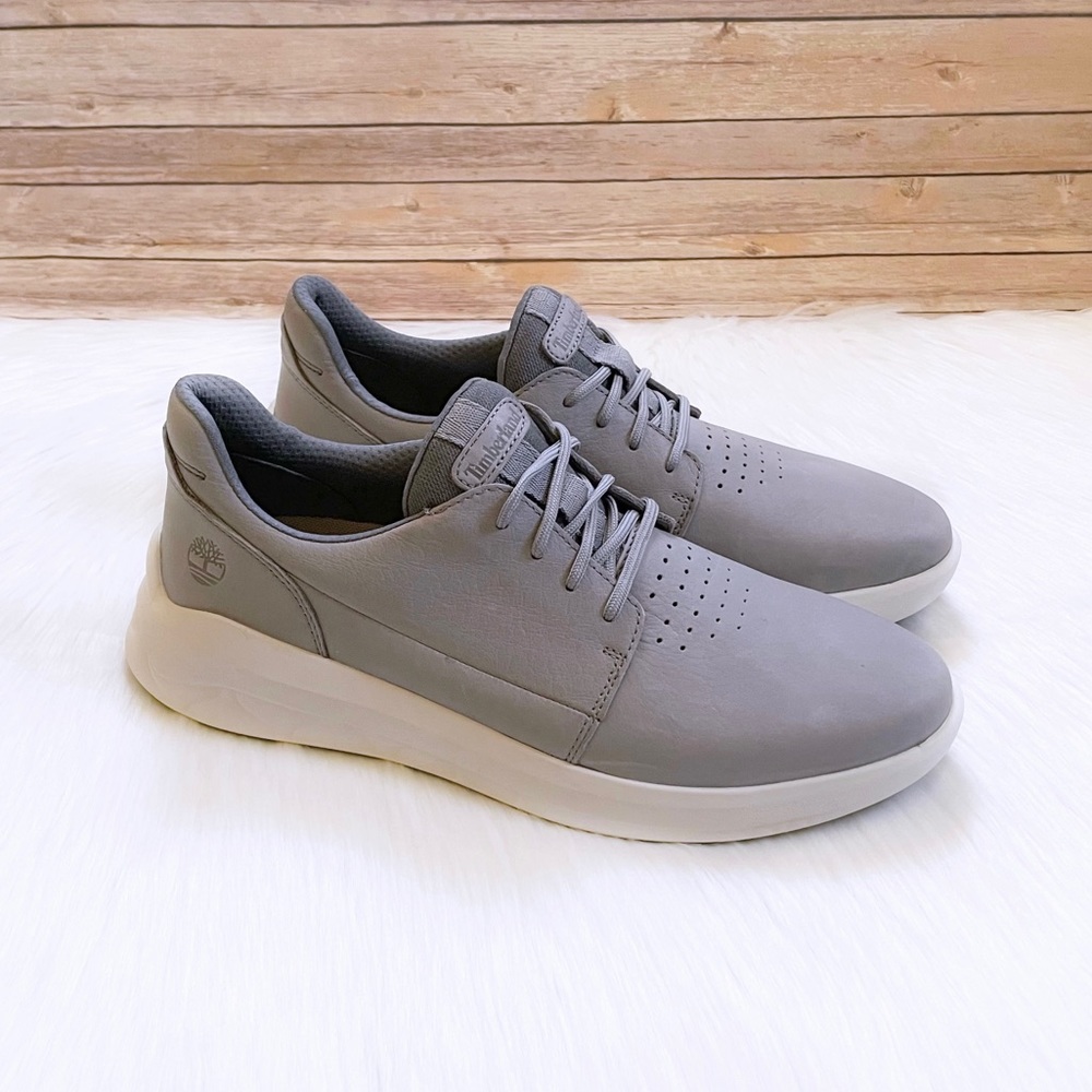 Timberland Men’s Bradstreet Ultra Leather Oxford Sneakers - Picture 1 of 7